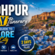 Jodhpur 2 day itinerary covering Blue City landmarks and travel plan